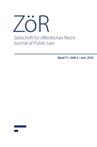 Multi-Level-Governance als Gegenstand und Herausforderung des Öffentlichen RechtsMulti-Level Governance as a Subject and a Challenge of Public Law