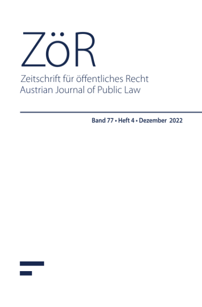 Leitentscheidungen der österreichischen Höchstgerichte zur Europäischen Menschenrechtskonvention im Jahr 2021Leading Cases of the Highest Courts of Austria on the European Convention on Human Rights. Report for 2021