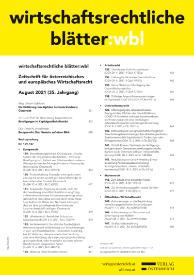 Produkthaftung: Exemplar einer gedruckten Zeitung mit einem unrichtigen Gesundheitstipp ist kein fehlerhaftes Produkt (Österreich)