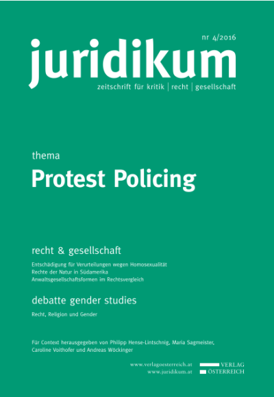 Die Polizei in gewaltsamen Protestdynamiken: Eine sozialtheoretische Annäherung