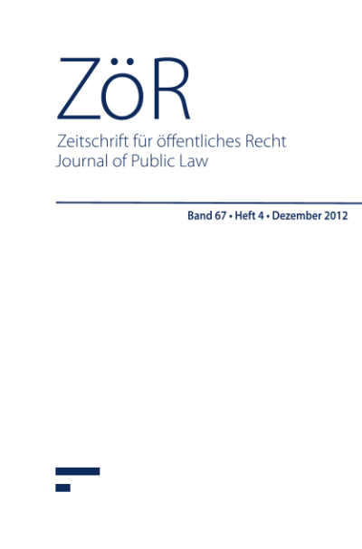 Neuartige Aufgaben der RechtsschutzbeauftragtenThe Novel Tasks of Legal Protection Officers