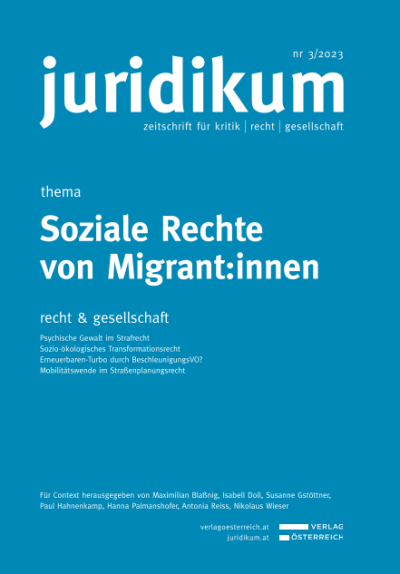 Migrationsspezifische Rechts- und Praxisprobleme in der „24h-Betreuung“