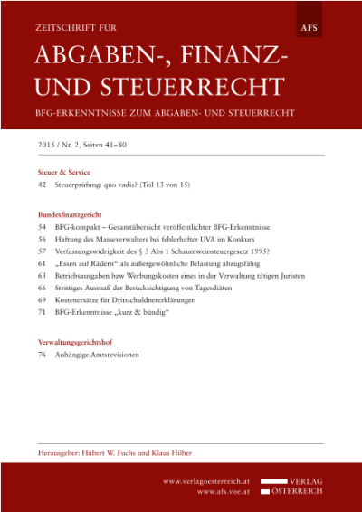 Verfassungswidrigkeit des § 3 Abs 1 Schaumweinsteuergesetz 1995?
