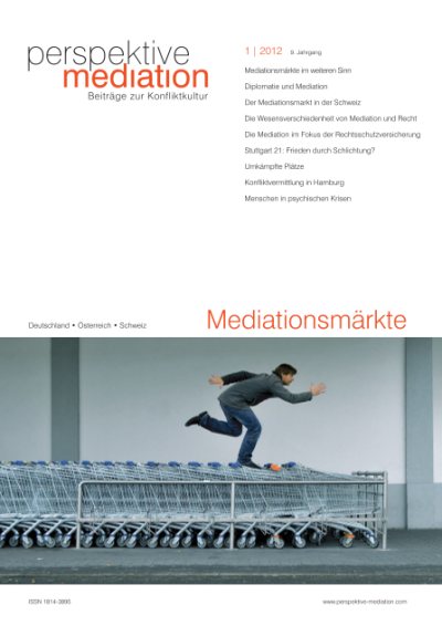 Der Mediationsmarkt in der Schweiz