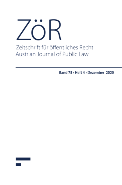 Alleinvertretung des Islam im staatlichen RechtExclusive Representation of Islam in Austrian Public Law