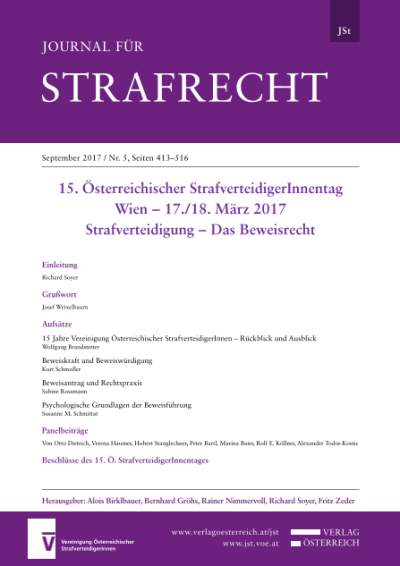 Tagungsbericht 7. Dreiländerforum Strafverteidigung in Vaduz / Liechtenstein