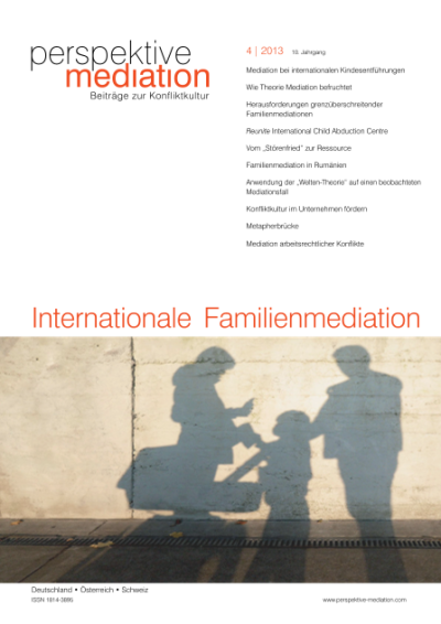 Mediation bei internationalen Kindesentführungen