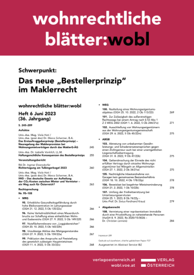 IWD – Das deutsche Gesetz zur Aufteilung der CO2-Kosten zwischen Mieter und Vermieter – ein Weg auch für Österreich?