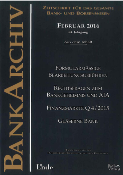 Bankrechtsforum 2015