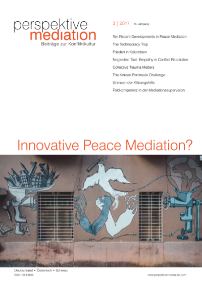 Ten Recent Developments in Peace Mediation