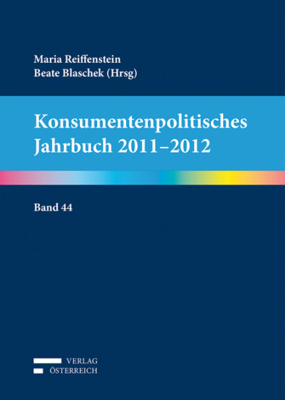 Konsumentenpolitisches Jahrbuch 2011-2012