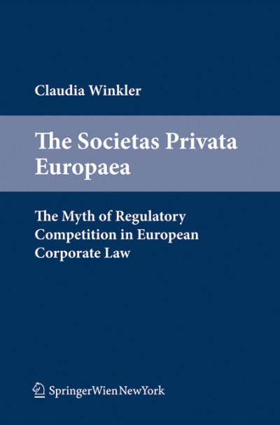 The Societas Privata Europaea