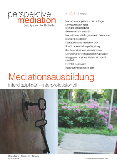 Fachausbildung Mediation SAV