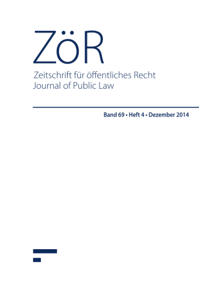Frühe Autorinnen der Zeitschrift für öffentliches RechtEarly Authors of the Journal of Public Law