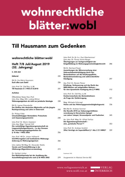 Till Hausmann 5.1.1943–21.8.2018