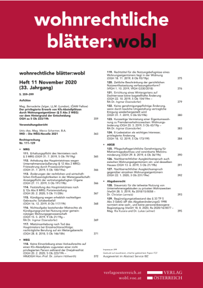 IWD – Die WEG-Novelle 2021