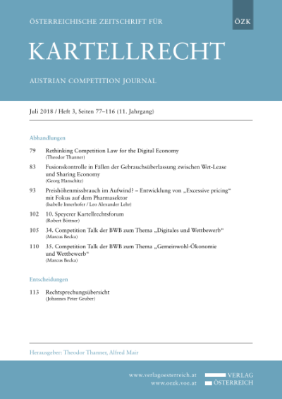 Rethinking Competition Law for the Digital Economy