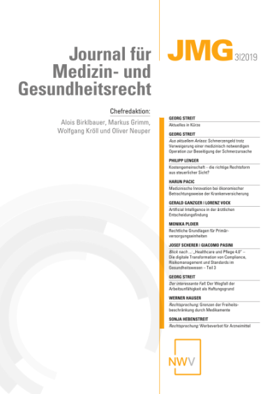 11. Gmundner Medizinrechtskongress ; 24. – 25. Mai 2019