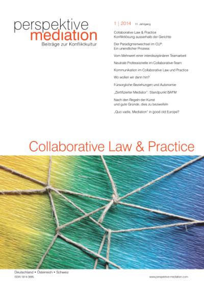 Kommunikation im Collaborative Law und Practice